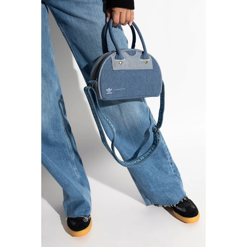 adidas Originals Denim schoudertas Bowling Blue Dames