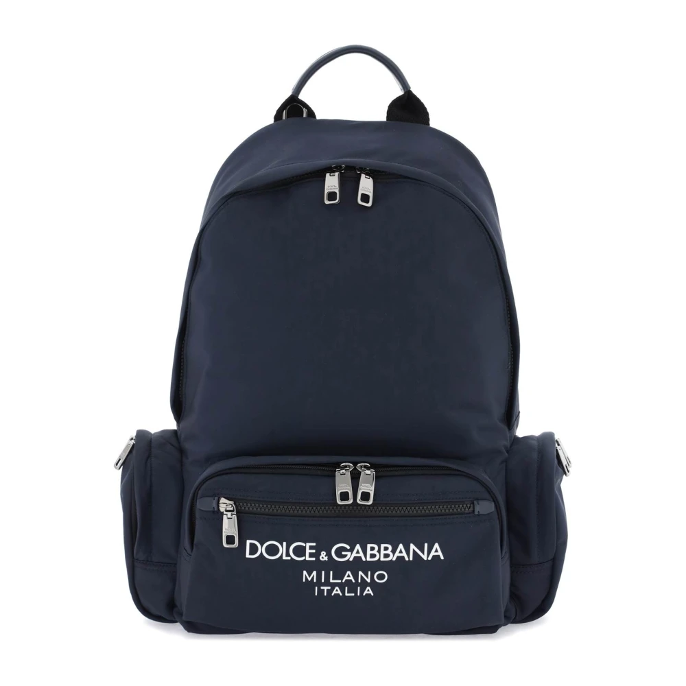 Dolce & Gabbana Backpacks Blue Heren