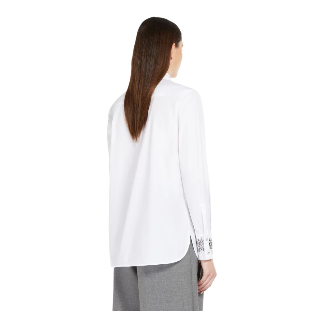 Max Mara Studio Stijlvolle Shirt voor Vrouwen White Dames
