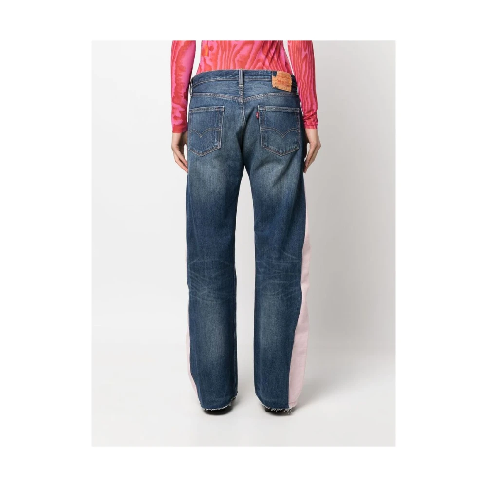 Ombra Milano Wide Jeans Blue Dames