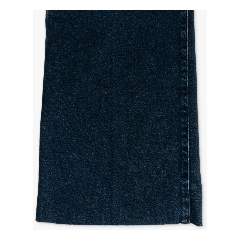 7 For All Mankind Vintage Wijde Pijp Jeans in Donkerblauw Blue Dames