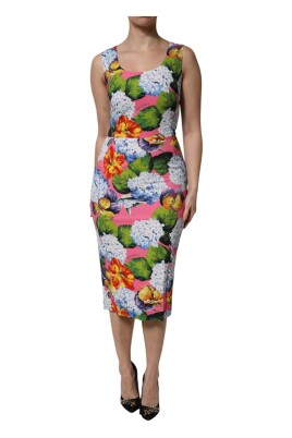 floral-sleeveless-sheath-midi-dress