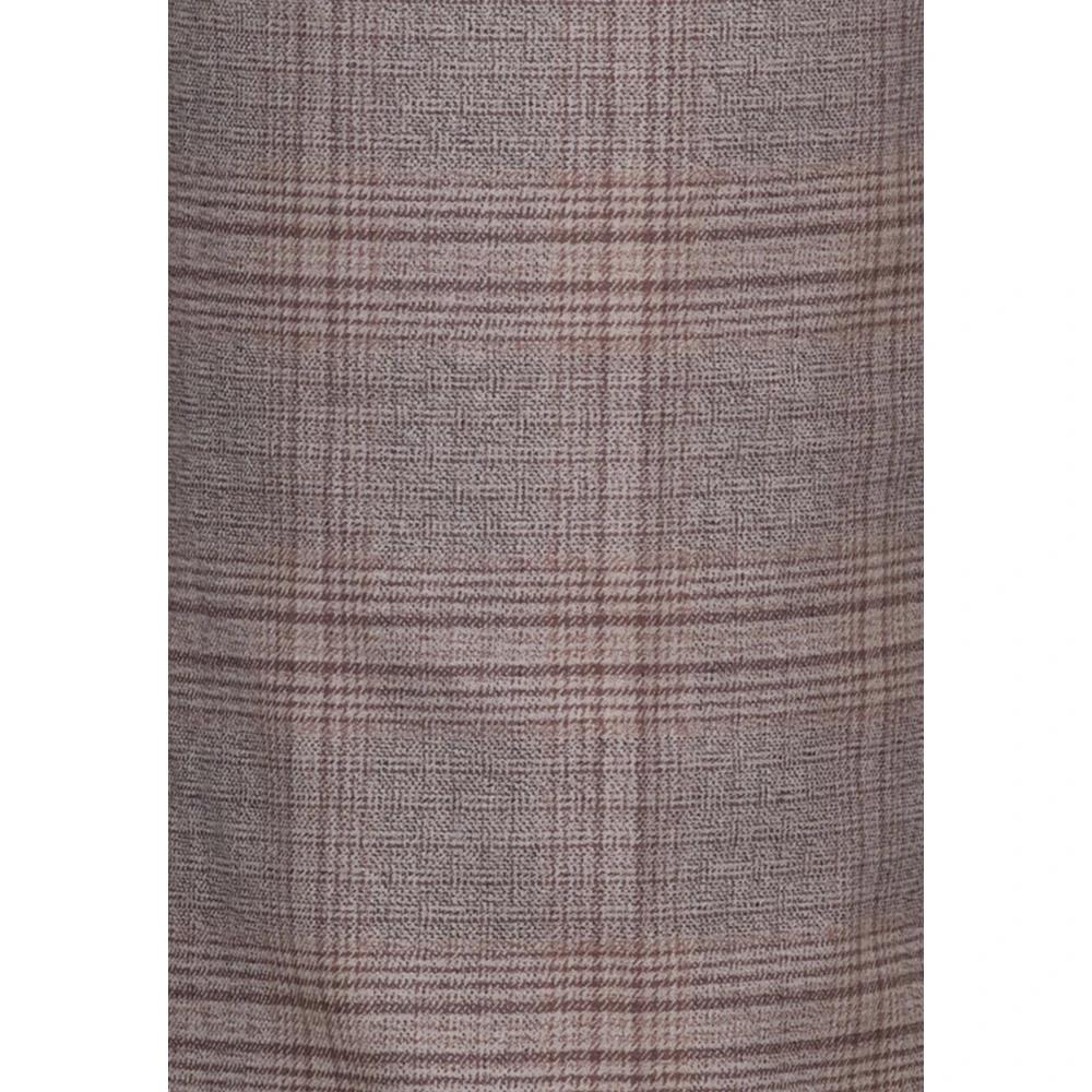 Mason's Geruite broek Gray Heren