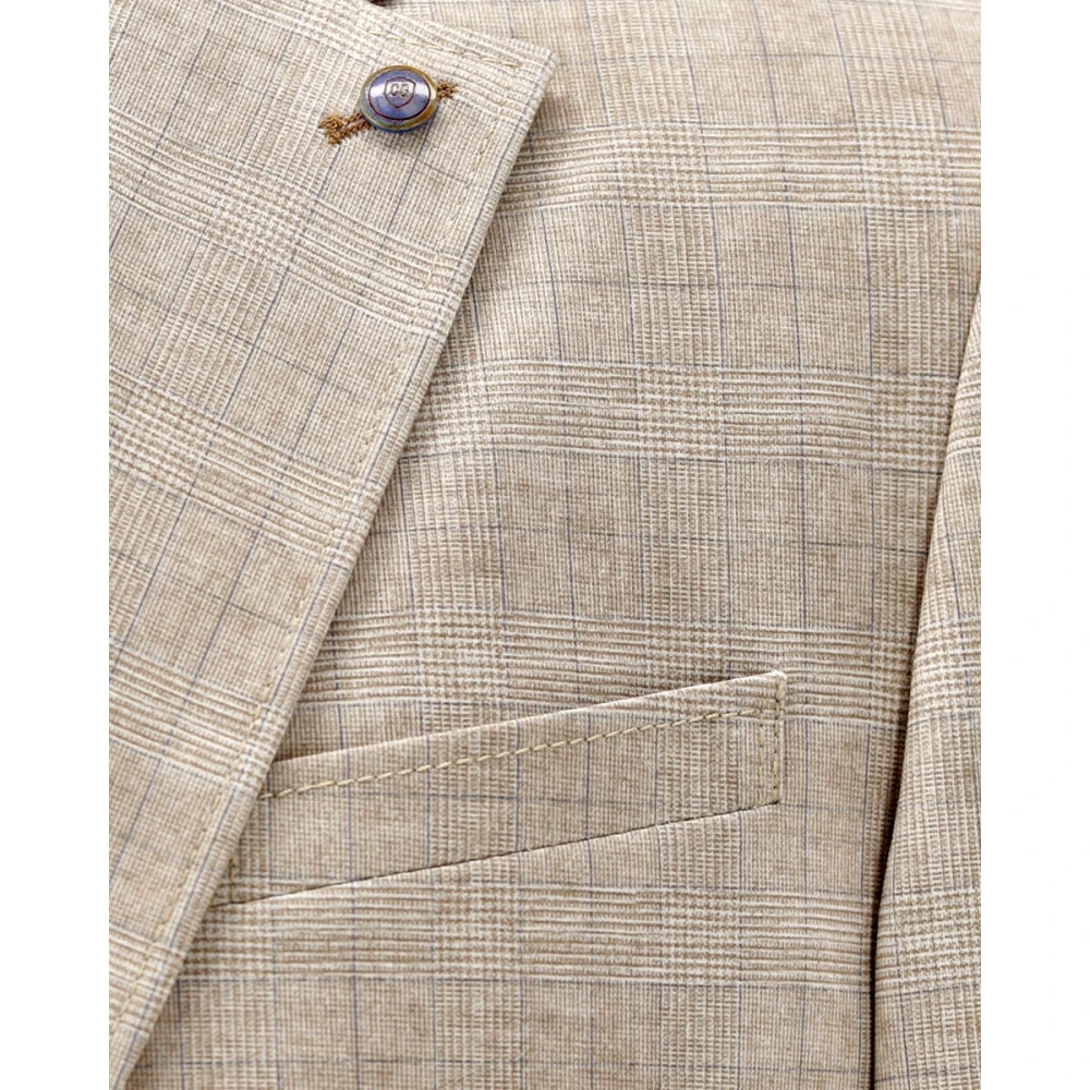 Club Of Gents Stijlvolle Jas CG Cuba-J SV Beige Heren