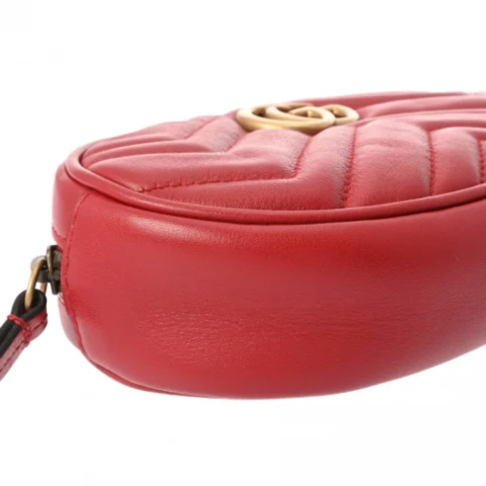 Gucci Vintage Pre-owned Fabric belts Red Dames