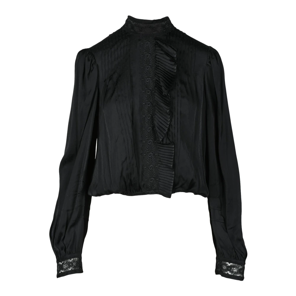 Twinset Zwarte Sweatshirts voor Dames Aw23 Black Dames
