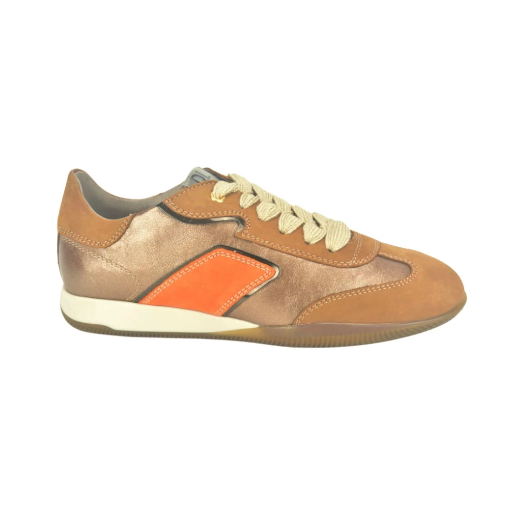 DL Sport Bronze Fijne Sneaker Dames Schoenen Bruin