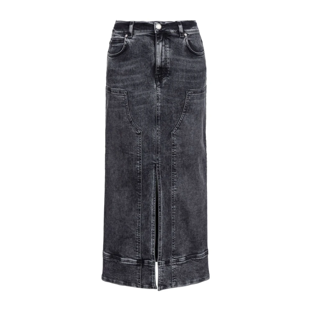 Pinko Grijze Geplooide Rok Gray Dames