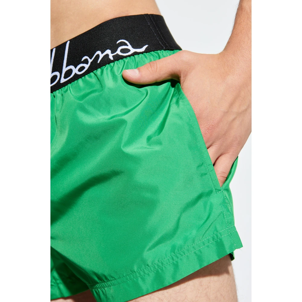 Dolce & Gabbana Zwembroek Green Heren