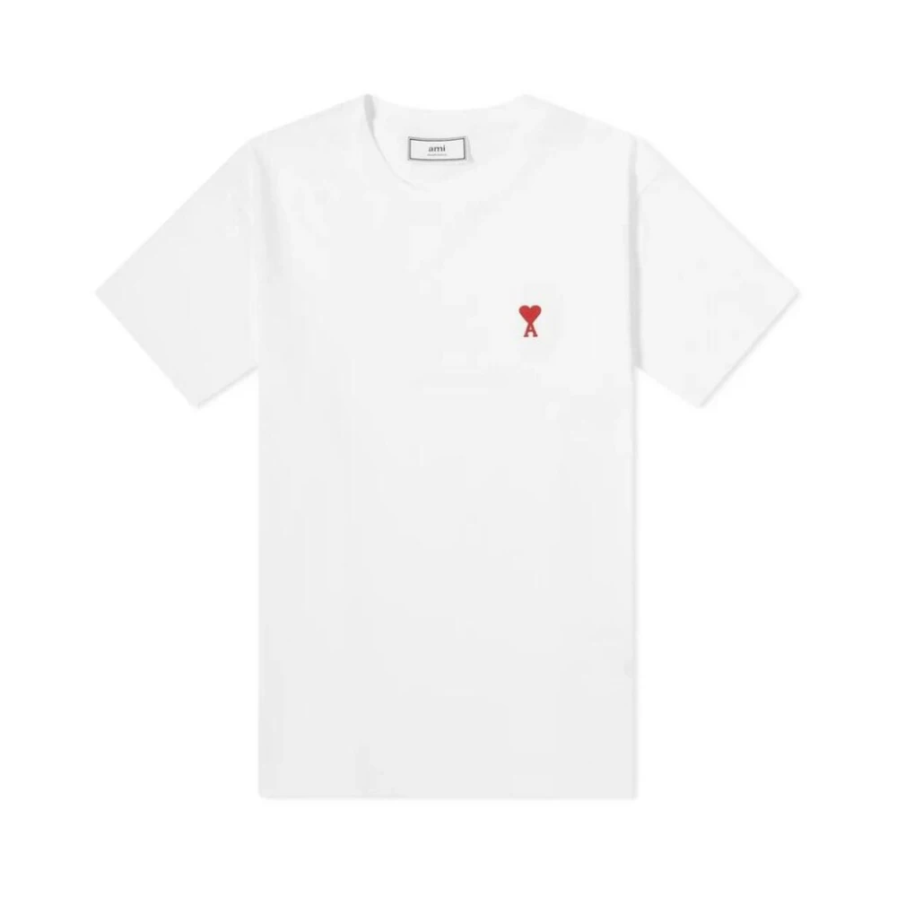 Ami Paris Vriend Van Hart T-Shirt White Heren
