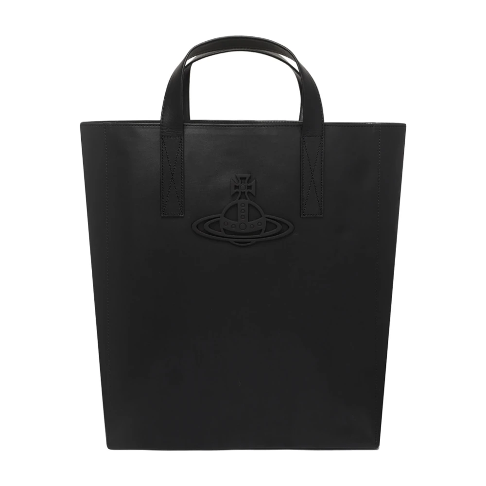Vivienne Westwood Women's Black Medium Tote Bag With Logo