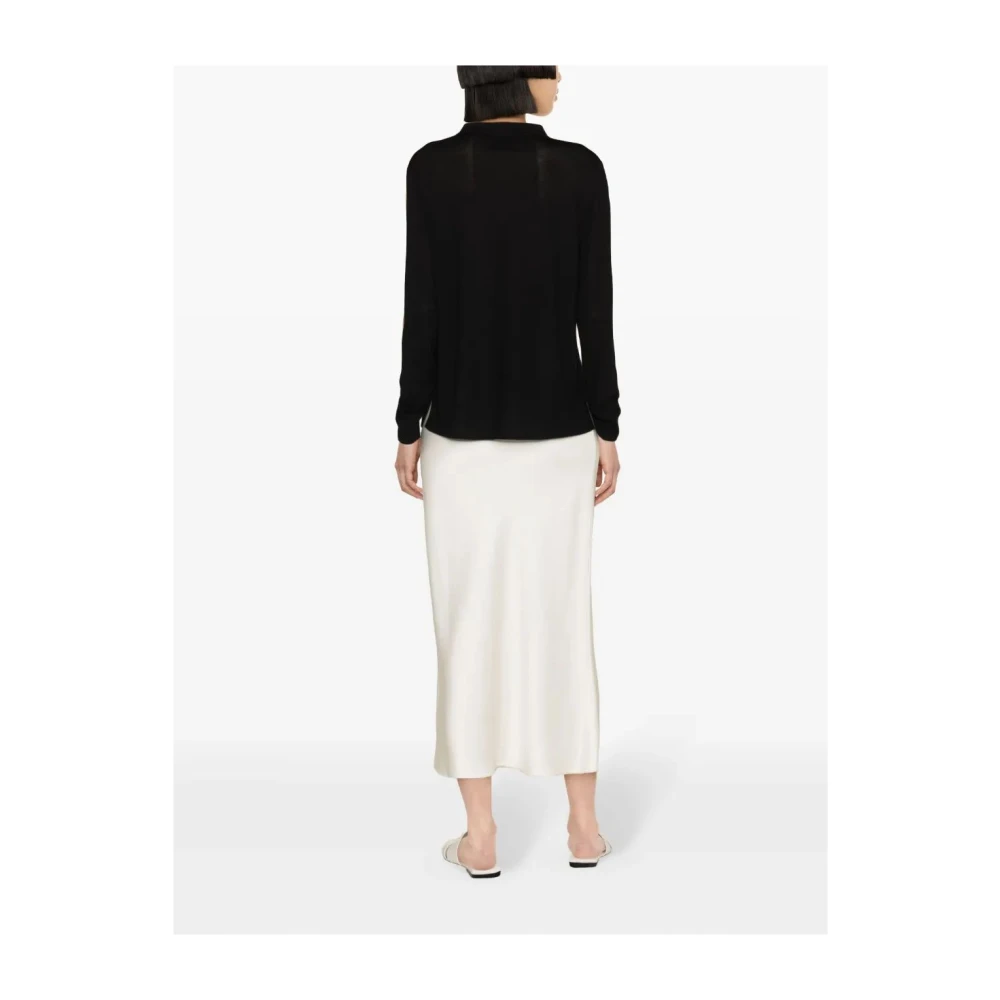 allude Gezellige Gebreide Trui Black Dames