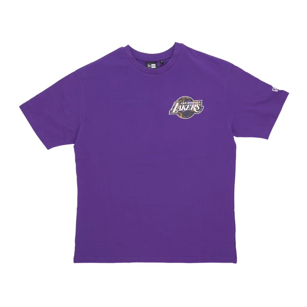 New era NBA Team Logo Oversize Tee Purple Heren