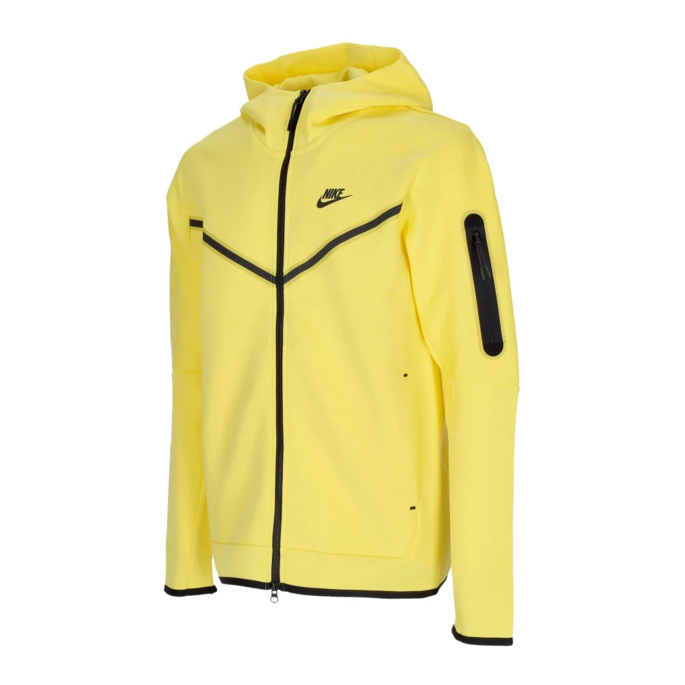 Nike Tech Fleece Zip Hood Sweatshirt Geel Yellow Heren