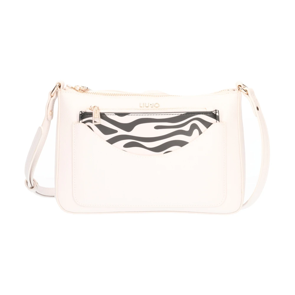Liu Jo Stijlvolle Tas met Geïntegreerde Pouch Beige Dames