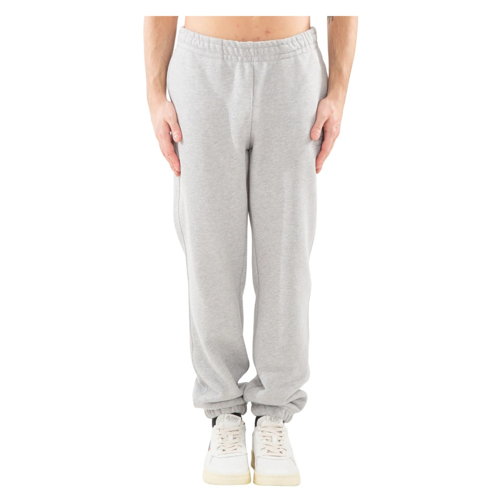 Lacoste Geborduurde Croc Sweatpants in CCA Gray Heren