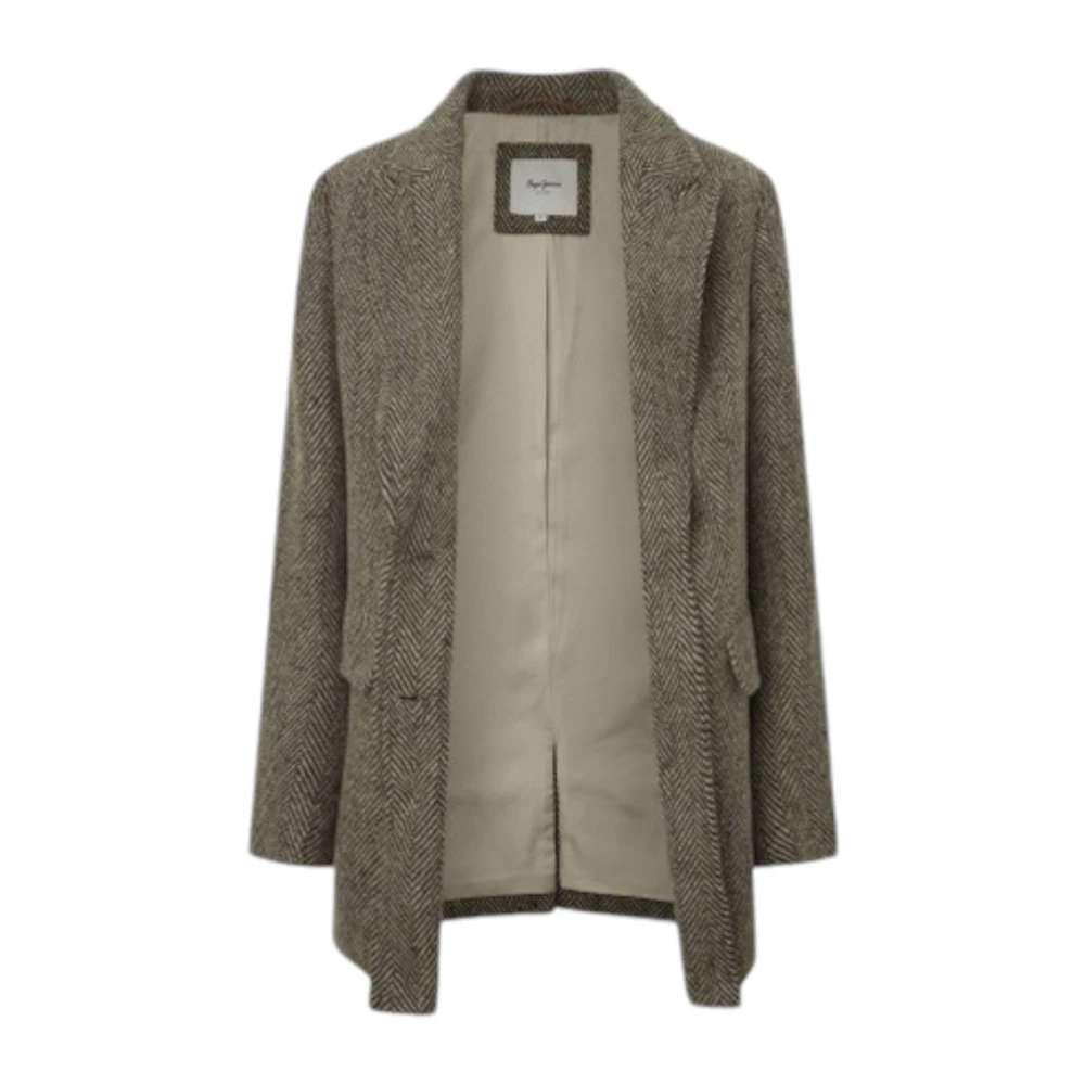Pepe Jeans Beige Jassen voor Vrouwen Beige Dames