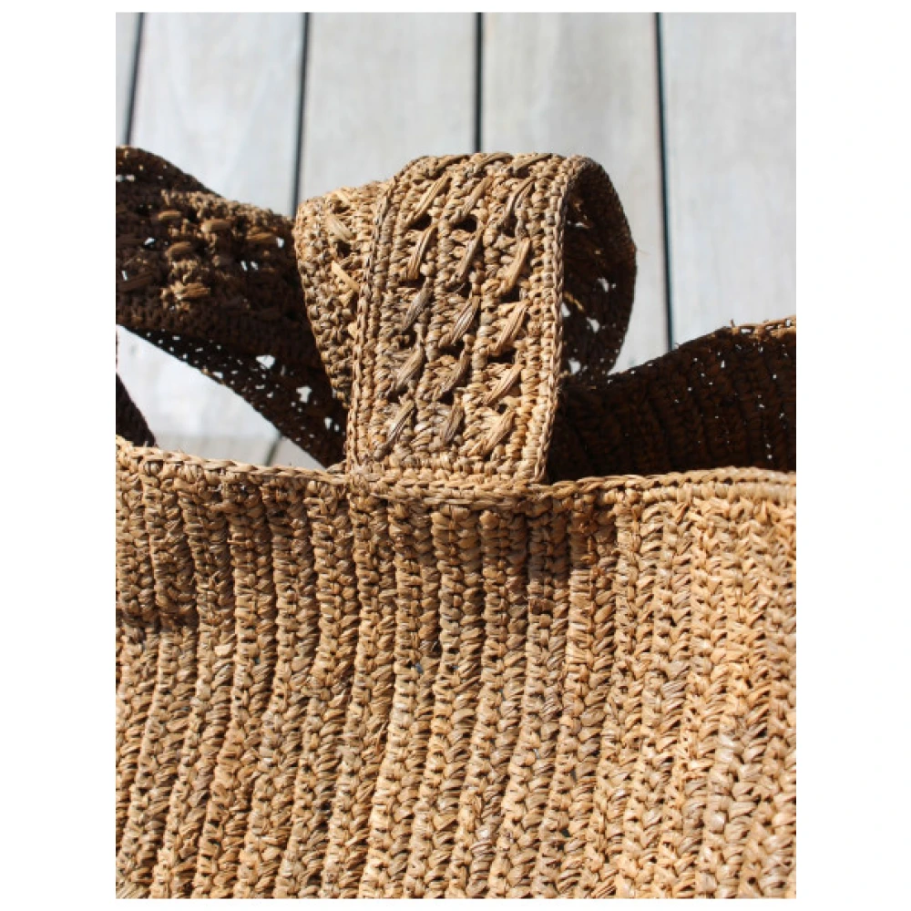 Ibeliv Fitia Geborduurde Tote Tas Beige Dames