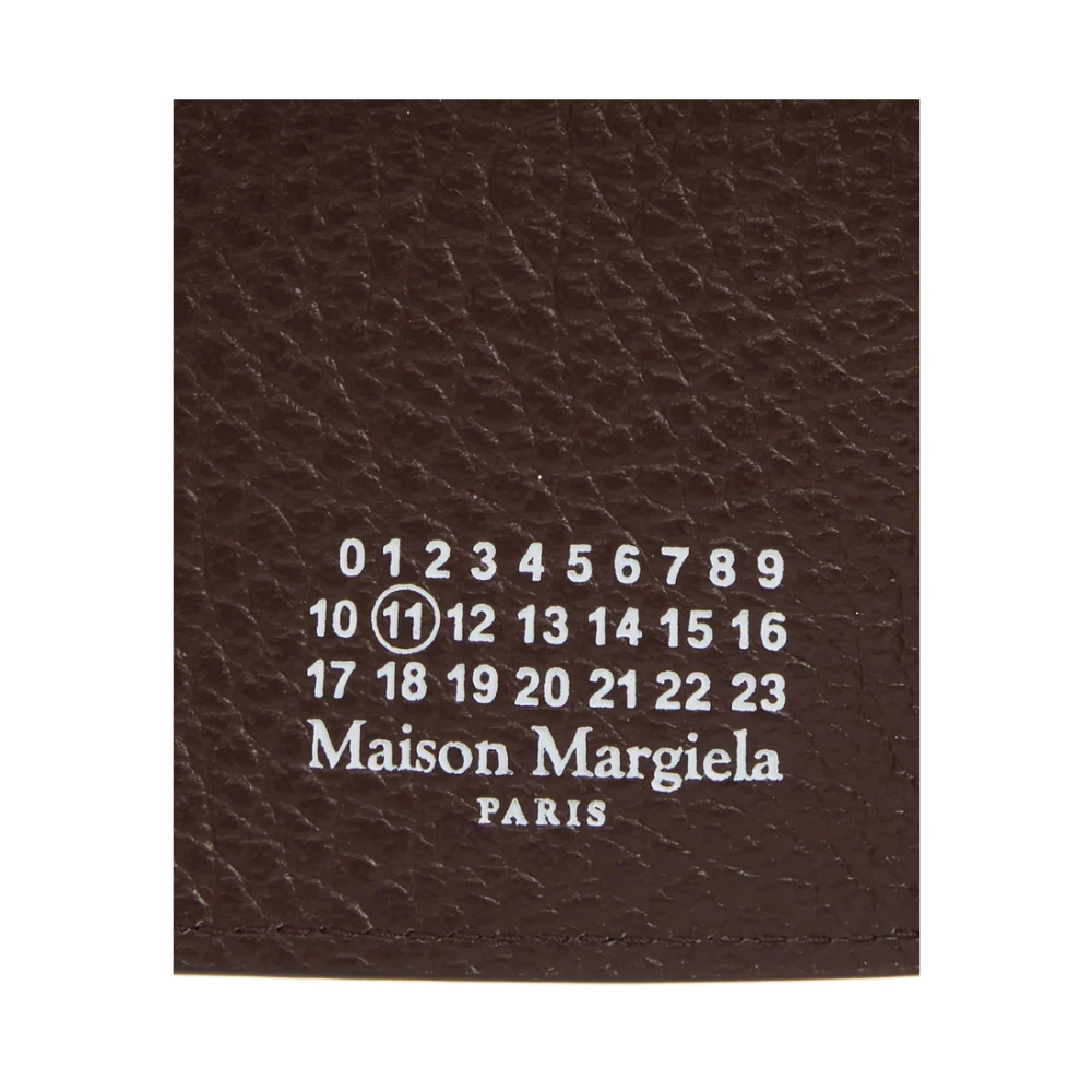 Maison Margiela Bruine Korrelige Portemonnees & Kaarthouders Brown Dames