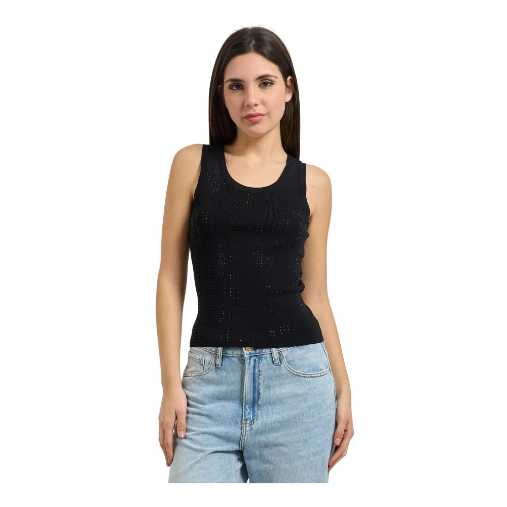 Fracomina Donna Nero Top, Xs, New,