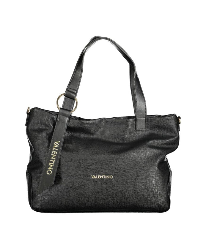 zwarte-polyethyleen-dames-handtas