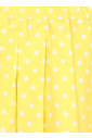 jupe-en-coton-jaune-a-pois