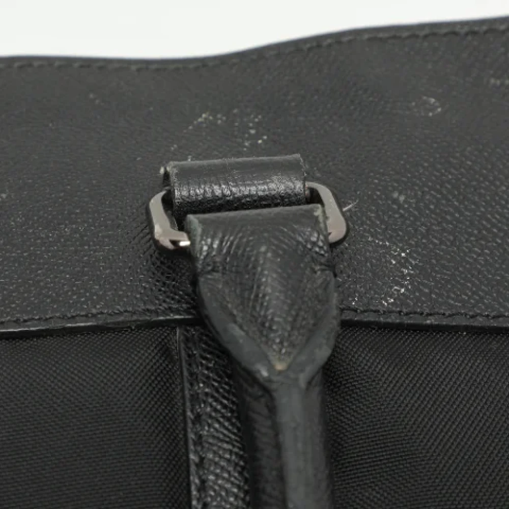 Burberry Vintage Pre-owned Leather handbags Black Dames
