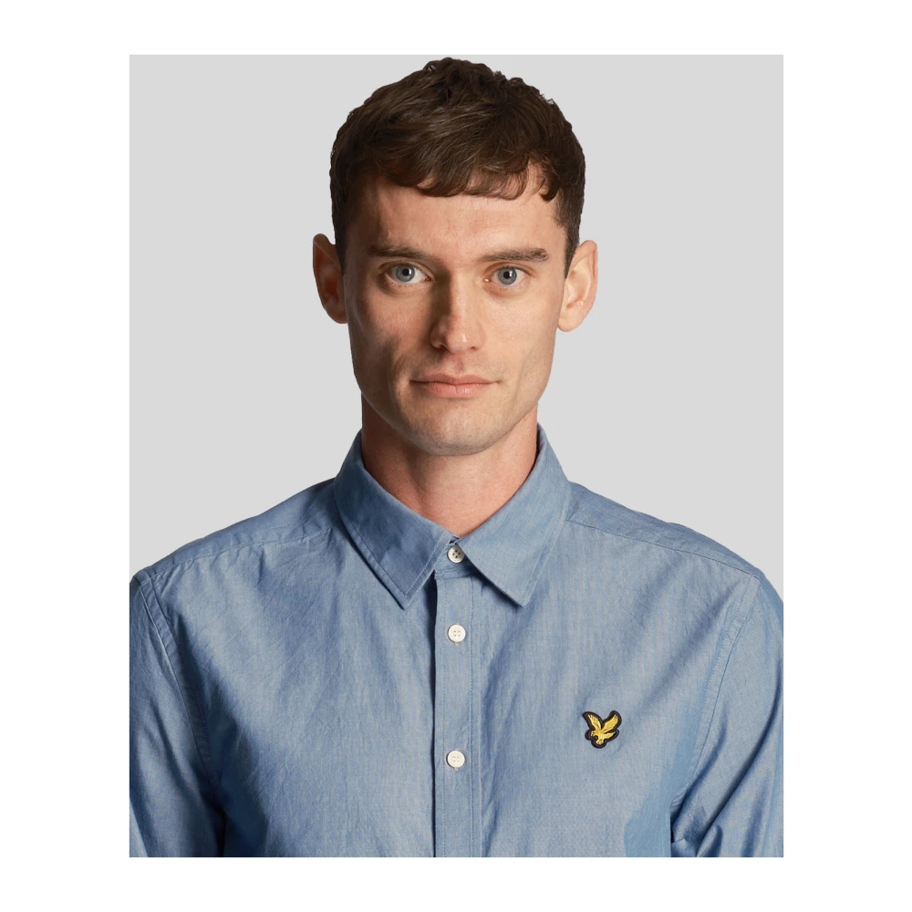 Lyle & Scott Shirts Blue Heren