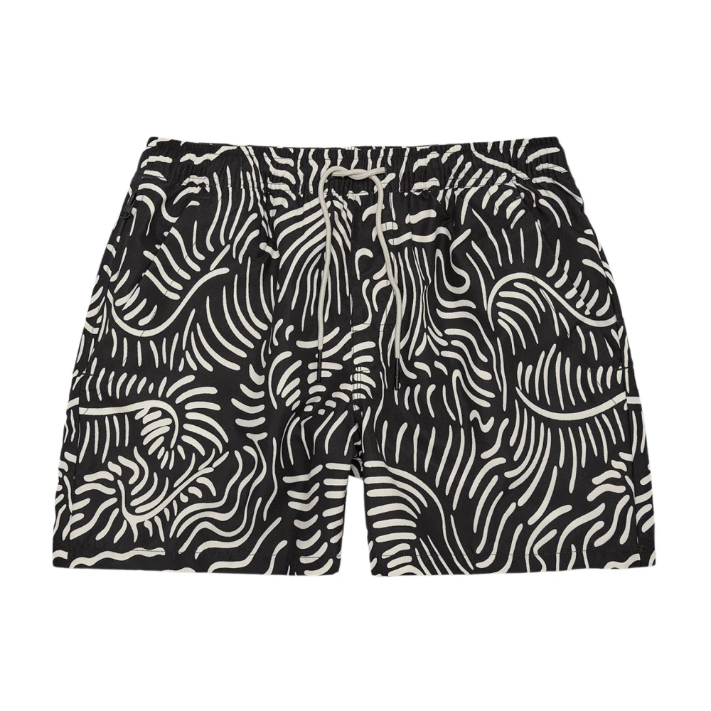 Oas, Badkläder, Herr, L, Polyester, Botaniska Simshorts med Dold Ficka