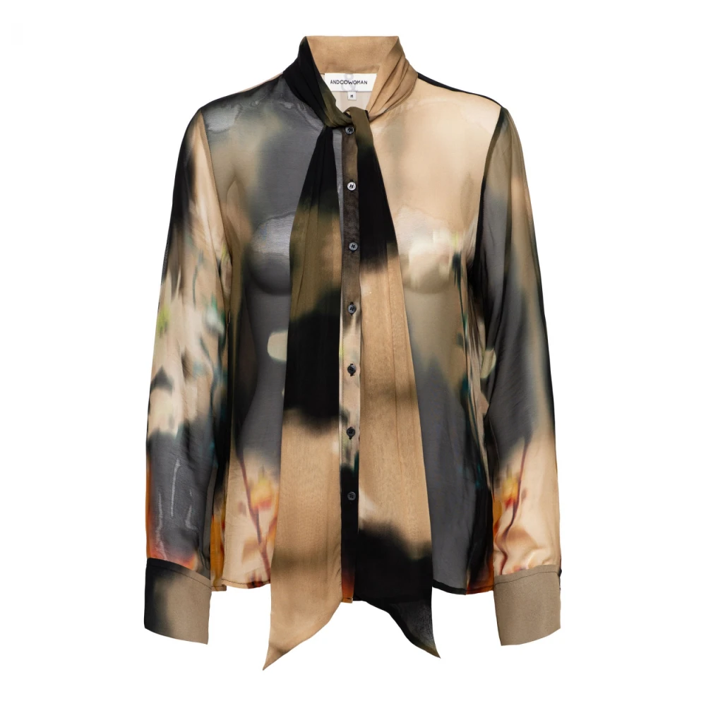 &Co Woman Overhemd met lange mouwen effen kleur Multicolor Dames