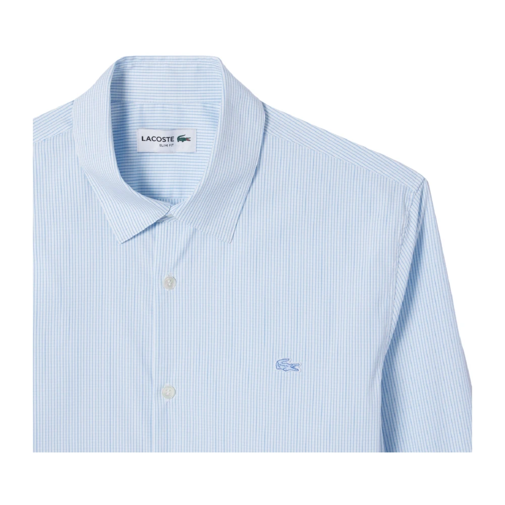 Lacoste Shirts Blue Heren