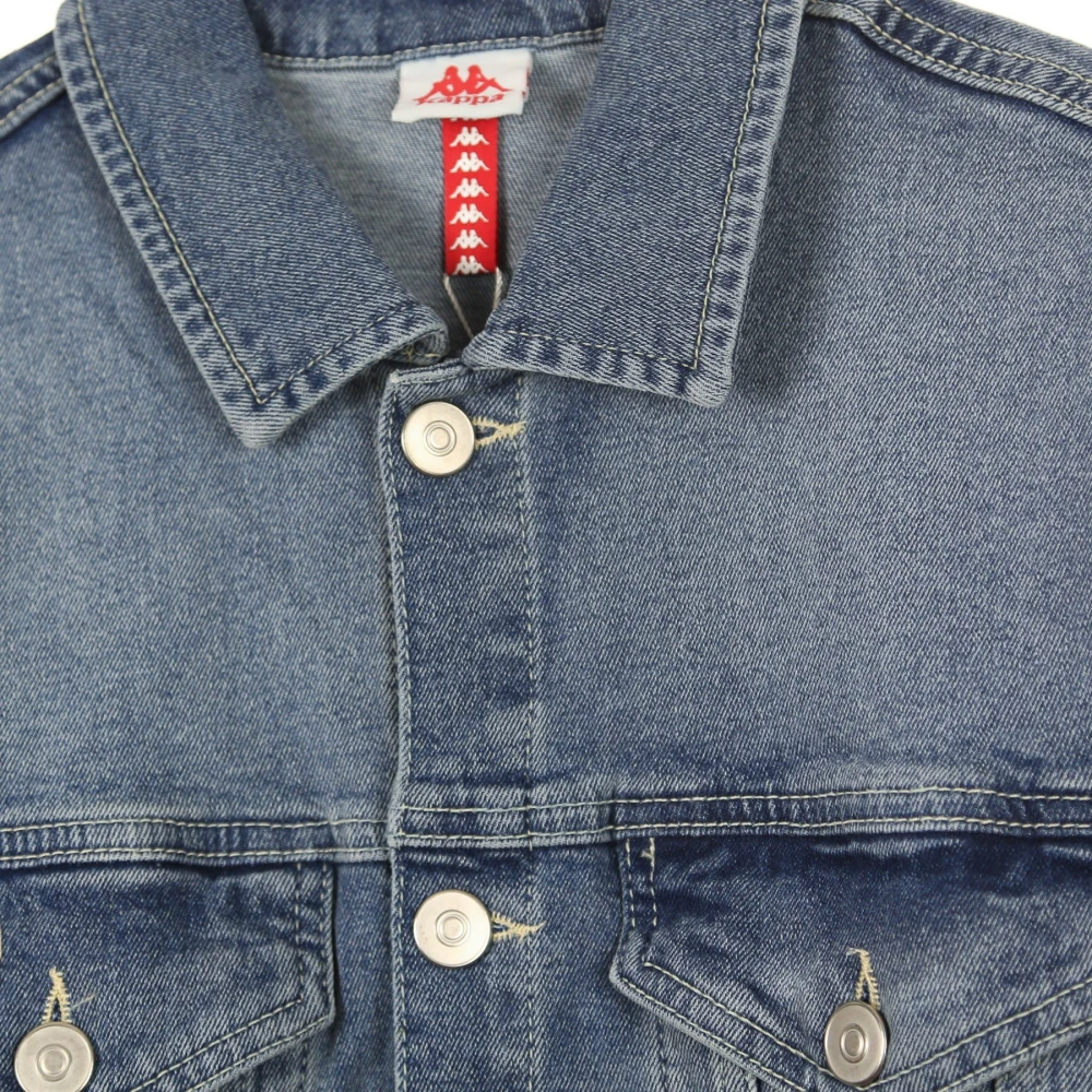 Kappa Blauwe Jeansjas Banda Boetino Blue Heren
