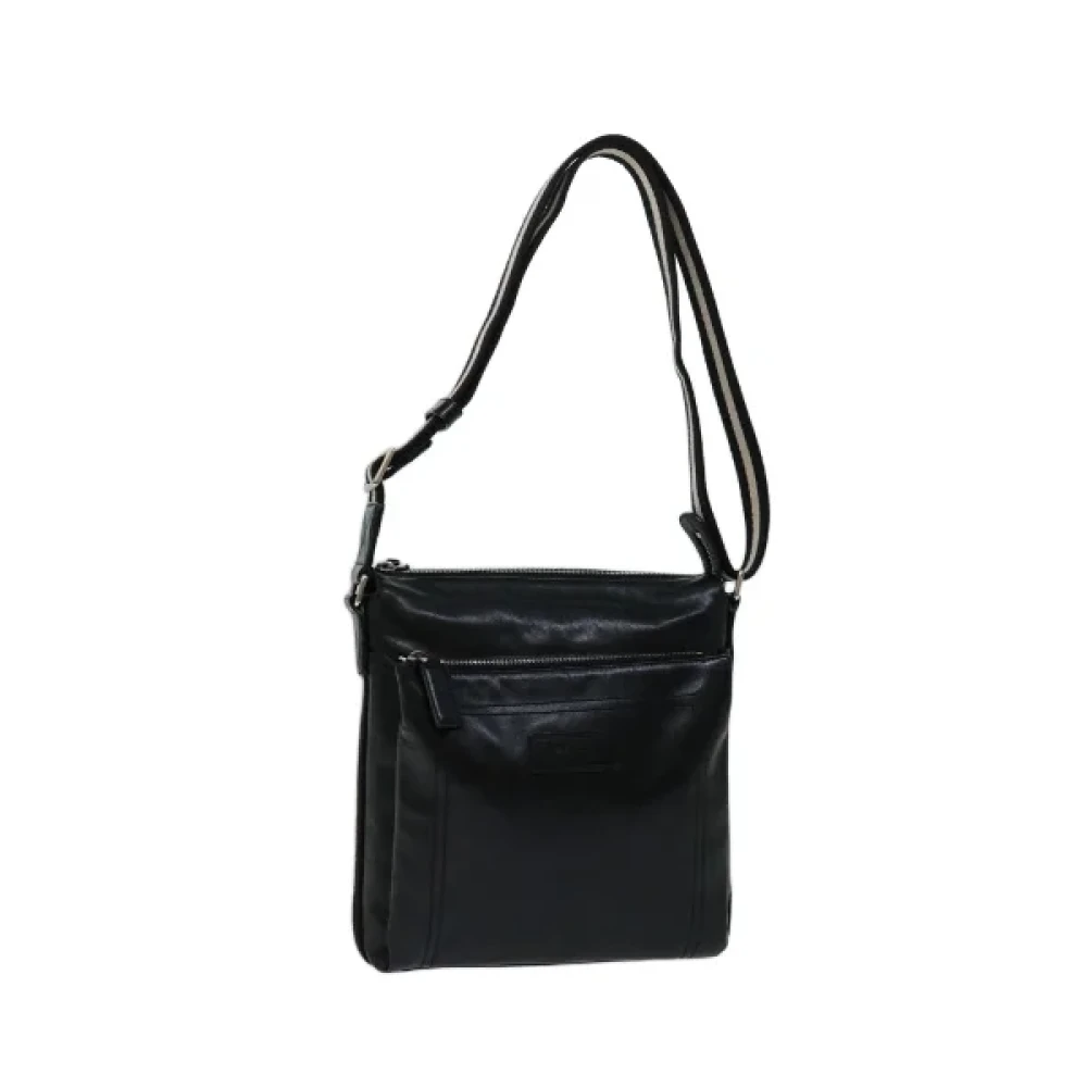 Bally Pre-owned Leather shoulder-bags Black Dames