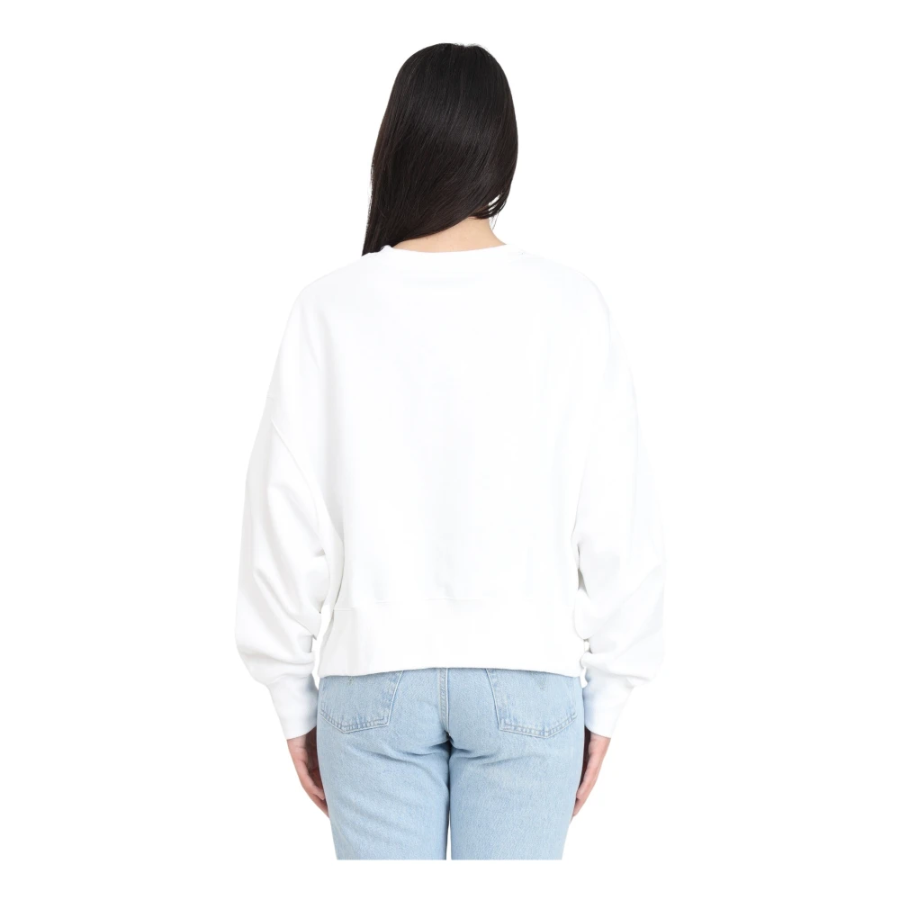 Nike Witte Crewneck Sweatshirt voor Vrouwen White Dames