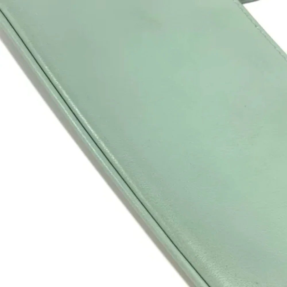 Fendi Vintage Pre-owned Leather fendi-bags Green Dames