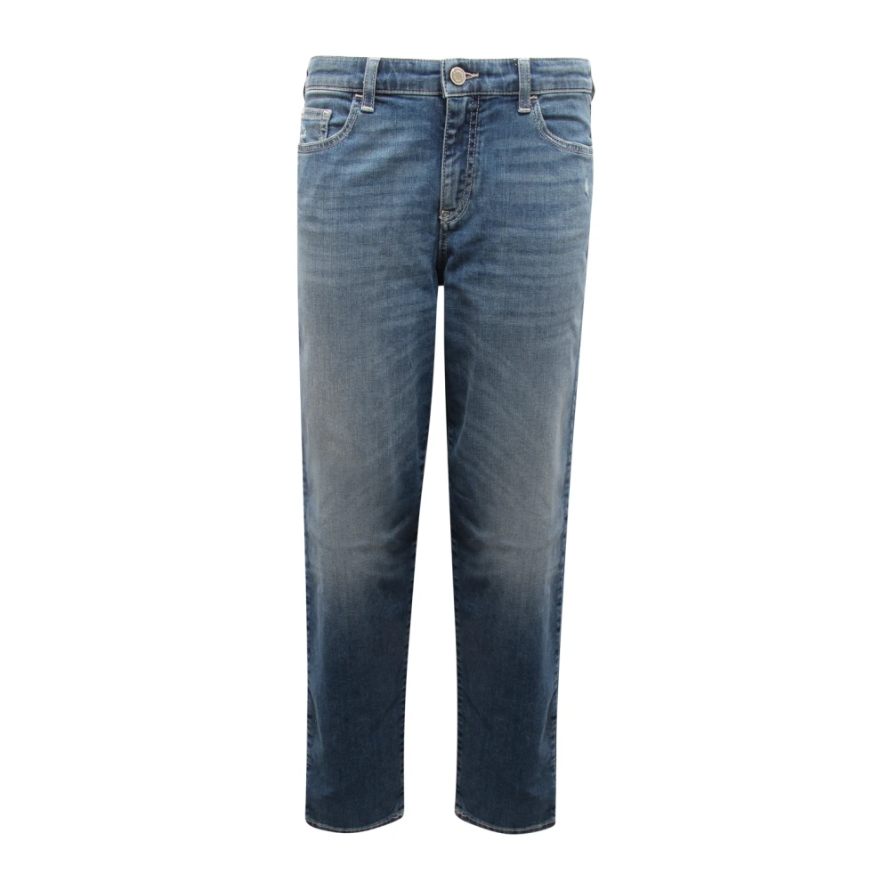 Armani Women's Blue Slim Fit Jeans, W28, Slim Fit Denim Trousers