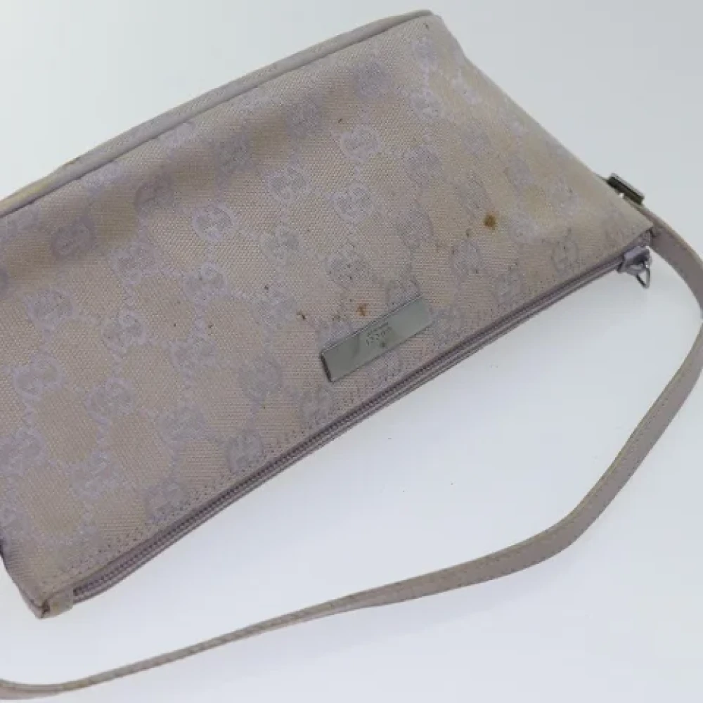 Gucci Vintage Pre-owned Canvas pouches Purple Dames