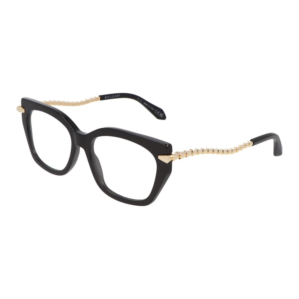 Bvlgari Stijlvolle Bril Pantos Vorm Black Unisex