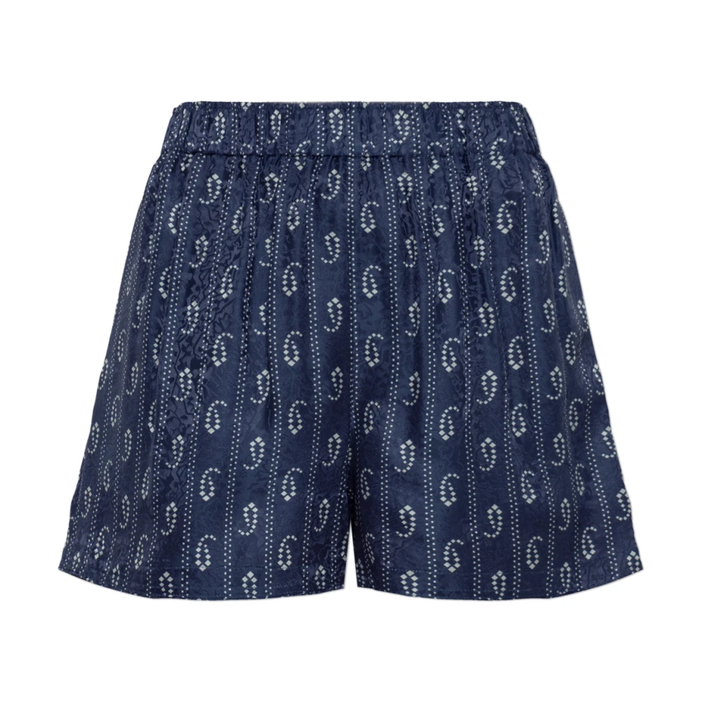 Tory Burch Women's Blue Camp Short - Short Shorts - S - Shorts