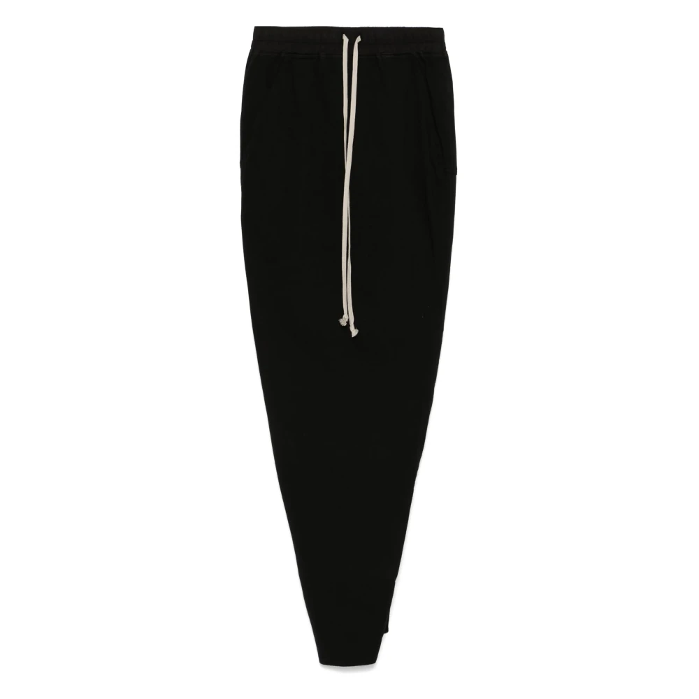 Rick Owens Zwarte katoenen rok met trekkoord taille Black Dames