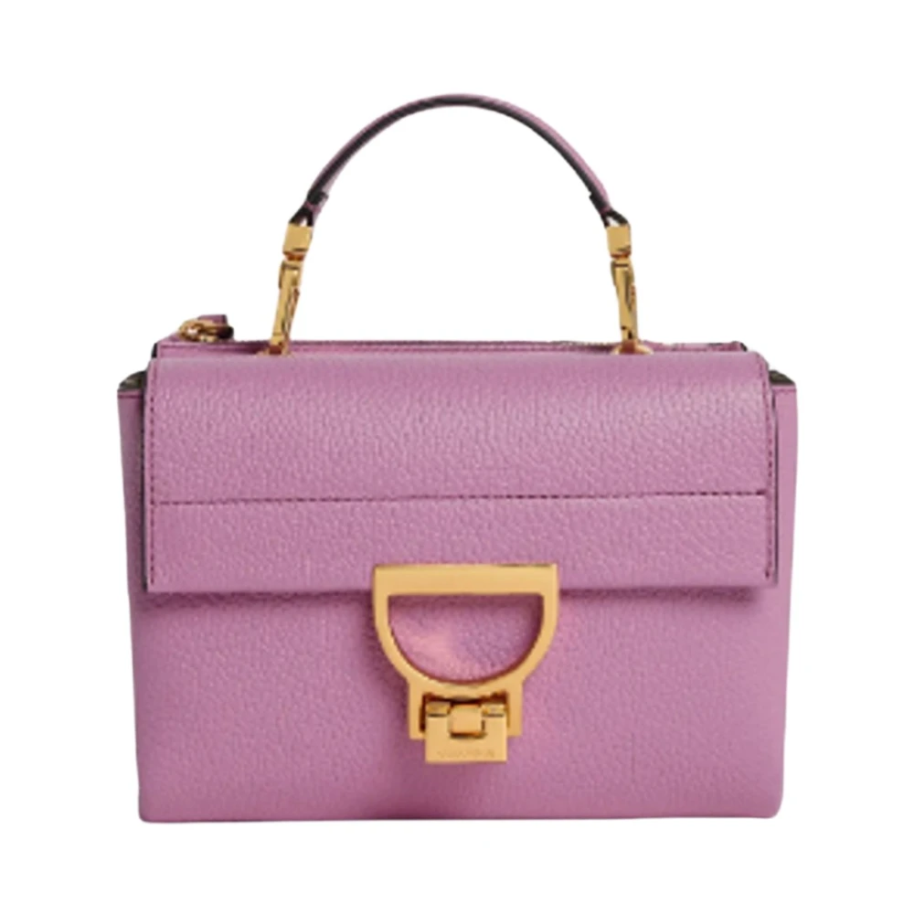 Coccinelle Violet Leather Women's Bag - Image 3