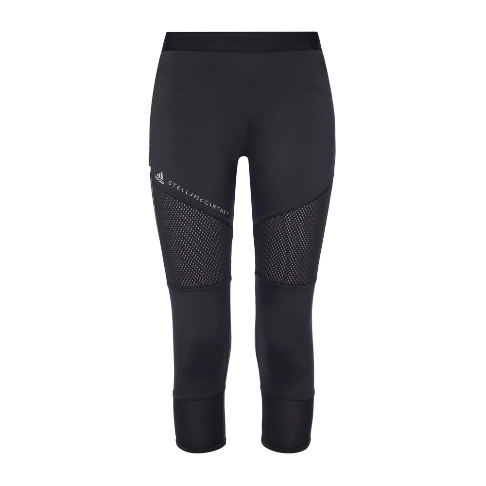 Adidas by stella mccartney Leggings met logo-opdruk Black Dames