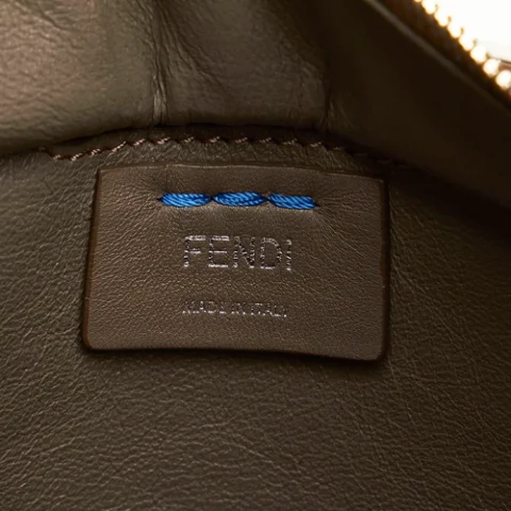 Fendi Vintage Pre-owned Leather handbags Blue Dames