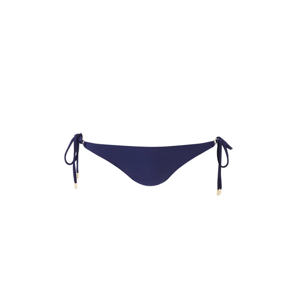 Melissa Odabash Navy Tie-Side Bikini Bottoms Blue Dames