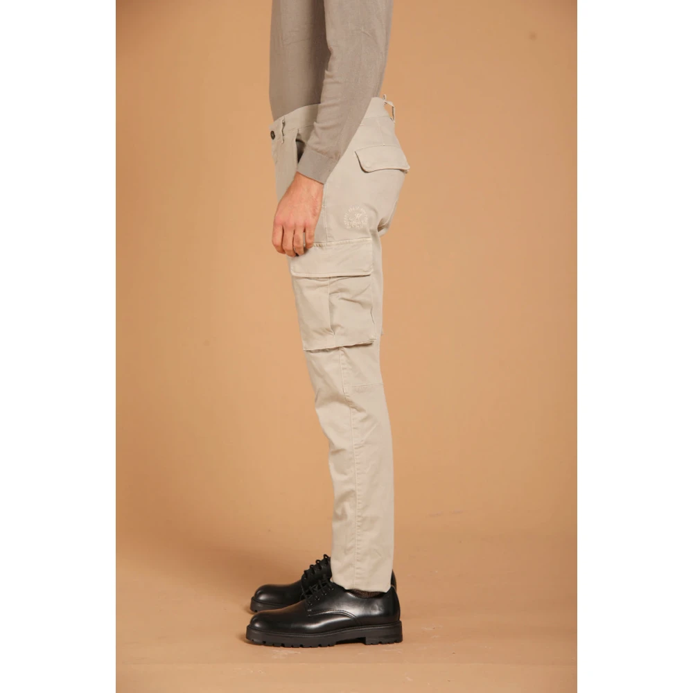 Mason's Extra Slim Fit Cargo Broek Gray Heren