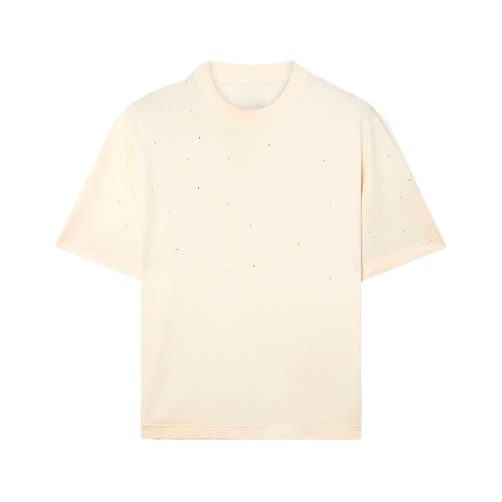 Golden Goose Men's Beige T-Shirts, Xl, Star T-Shirt