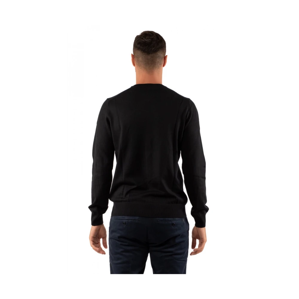 Fay Stijlvolle Herenoverhemd Black Heren