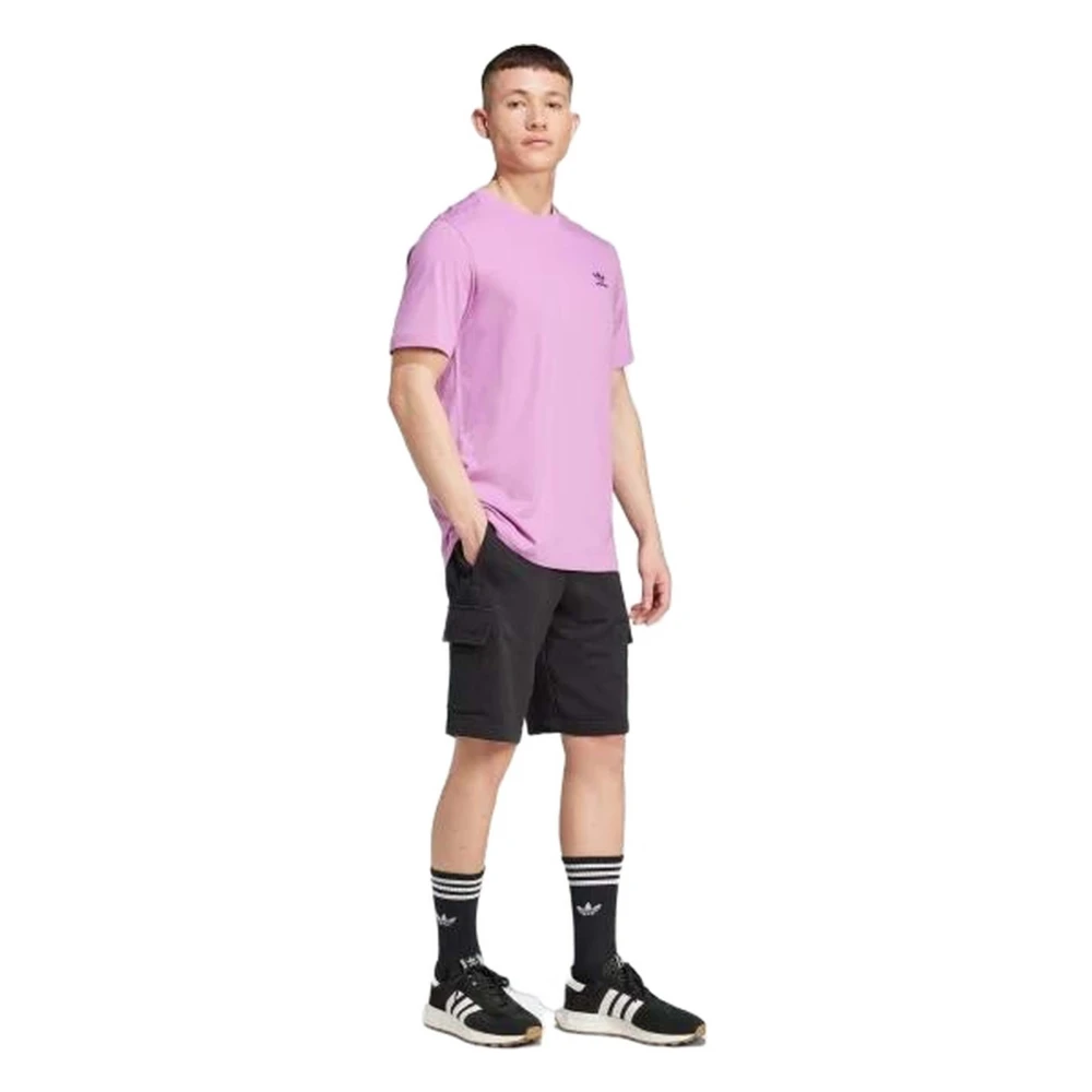 Adidas Trefoil Essential T-shirt Purple Heren