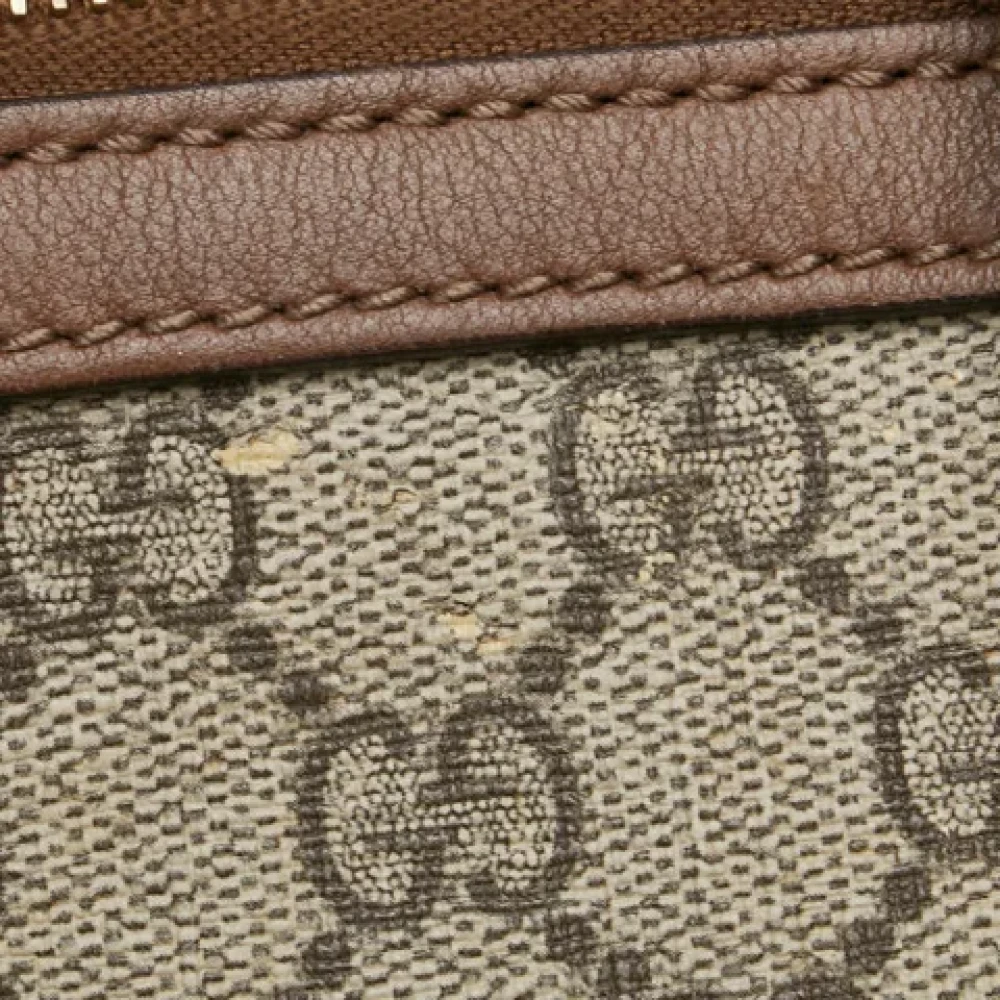 Gucci Vintage Pre-owned Plastic handbags Beige Dames