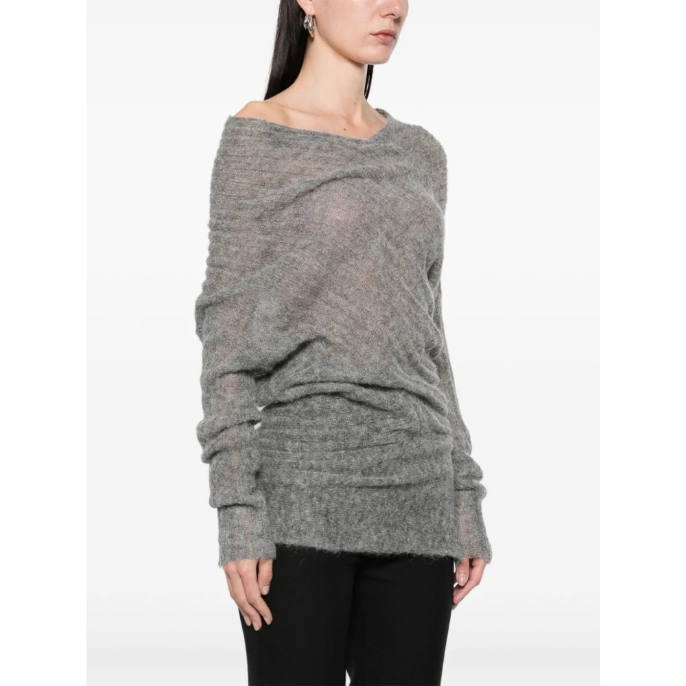 Paloma Wool De Sutil Minimalistische Wollen Trui Gray Dames